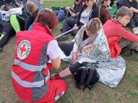 Titulní fotka — Cvičení Humanitárních jednotek ČČK a HZS